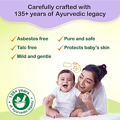 Dabur Baby Powder - No added Talc & Asbestos, 3x150 g Multipack 