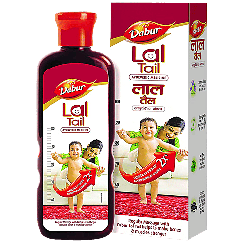 Dabur Baby Wash 200 ml + Ayurvedic Medicine Lal Tail 200 ml, Combo 2 Items 