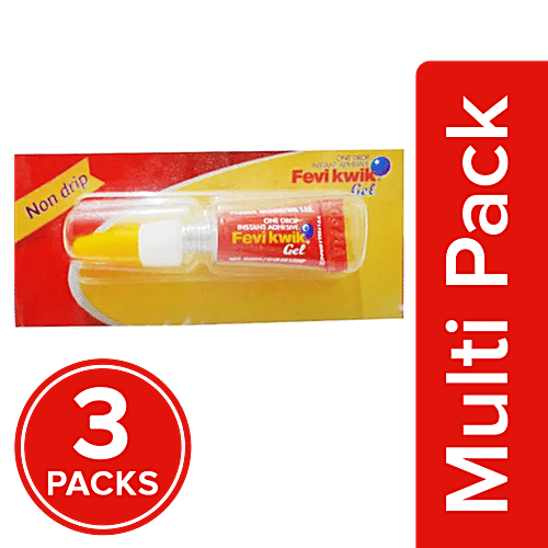 Pidilite Fevikwik - Gel, 3 x 1 g Multipack 