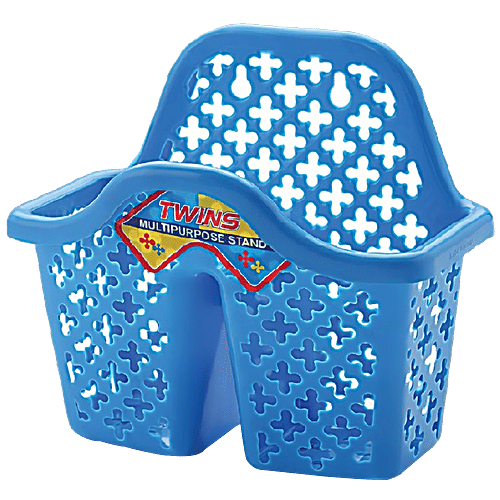 Nakoda Twins Multi Utility Plastic Stand/Rack - Big, Assorted Colour, 2 x 1 pc Multipack