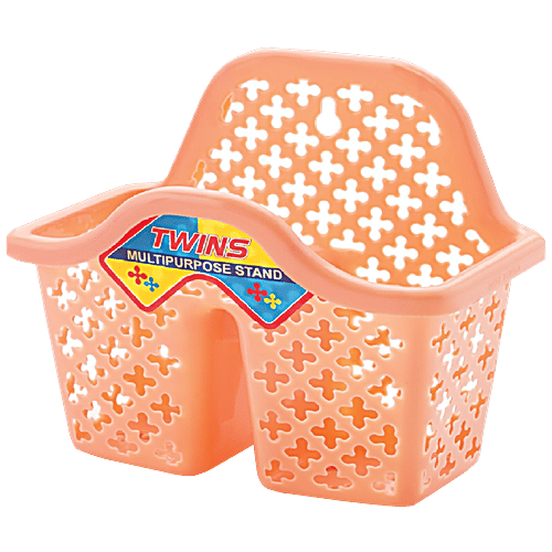 Nakoda Twins Multi Utility Plastic Stand/Rack - Big, Assorted Colour, 2 x 1 pc Multipack