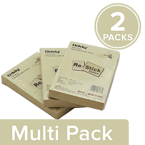 Oddy  Post It - 2 x 3 Inches, 2 x 100 sheets Multipack 