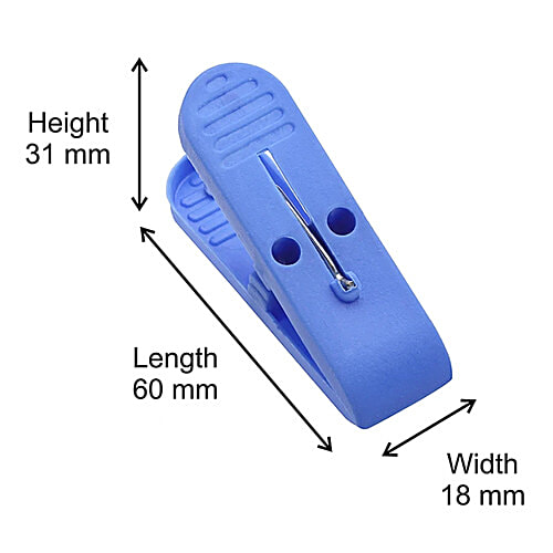 Mr. Boss Lotus Plastic Clip/Cloth clip, 2 x 12 pcs Multipack 