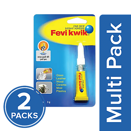 Pidilite Fevikwik - Sm, 2 x 3 g Multipack 