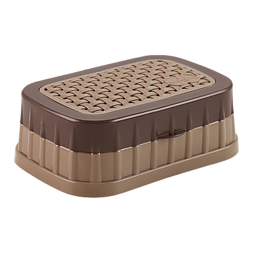 Nakoda Dove Plastic Soap Case - Assorted Colour, 2 x 1 pc Multipack 