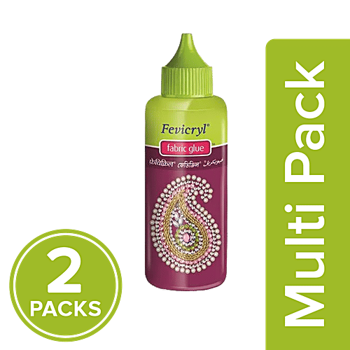 Fevicryl Fabric Glue, 2x80 g (Multipack)
