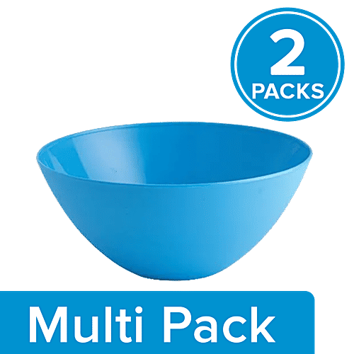All Time All Time Plastic Mixing Bowl - Assorted Colour, 2 x 800 ml Multipack 