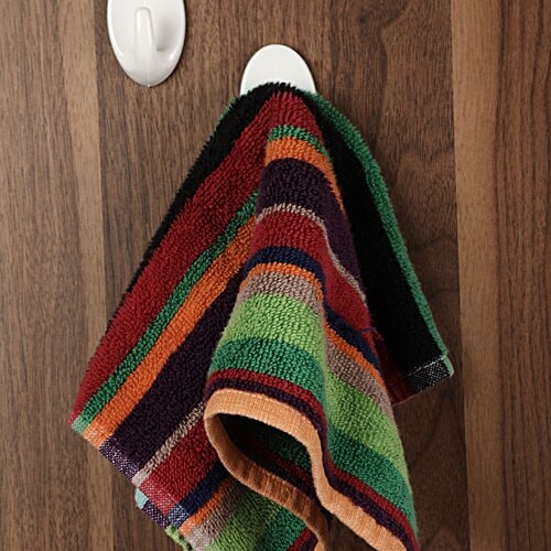 BB Home Plastic Hook/Hanger - Self Adhesive/Stickable, BH 059, 2 x 3 pcs Multipack 