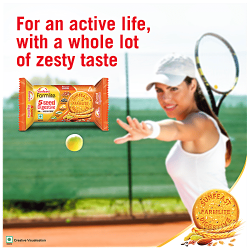 Sunfeast Farmlite 5 Seed Digestive Biscuit, 3x100 g Multipack