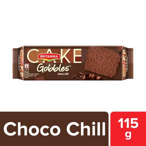 Britannia Gobbles Choco Chill Cake, 115 g, 2x115 g Multipack 