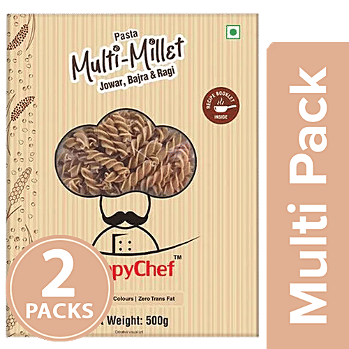 HappyChef Pasta - Multi-Millet, 2x500 g Multipack 