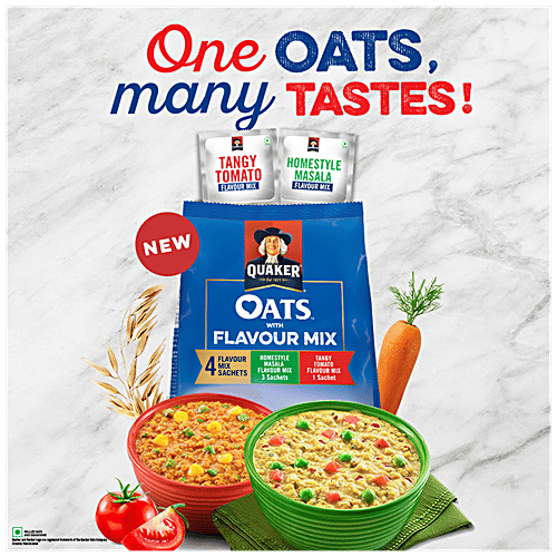 Quaker Oats With Flavour Mix, 2x200 g Multipack