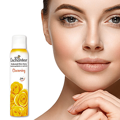 Enchanteur Charming Perfumed Deo Spray - For Women, 3x150 ml (MultiPack)