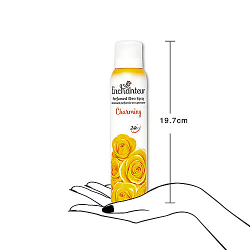 Enchanteur Charming Perfumed Deo Spray - For Women, 3x150 ml (MultiPack)