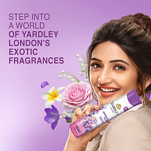 Yardley London Morning Dew Deodorant - For Women, 4x150 ml (MultiPack) 