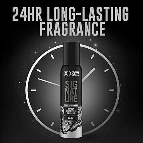 Axe Signature Corporate No Gas Body Deodorant - For Men, 2x154 ml (MultiPack) 