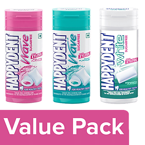 Happydent  Pocket Bottles, Combo 3 Items 