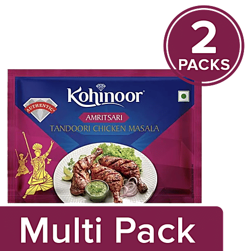 Kohinoor Kohinoor Ready Masalas - Amritsari Tandoori Chicken Masala, 15 gm - Pack of 2, 2x15 gm Multipack 
