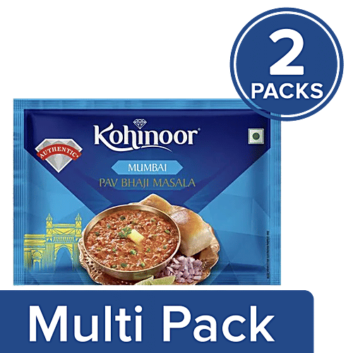 Kohinoor Kohinoor Ready Masalas - Mumbai Pav Bhaji Masala, 15 gm - Pack of 2, 2x15 gm Multipack 