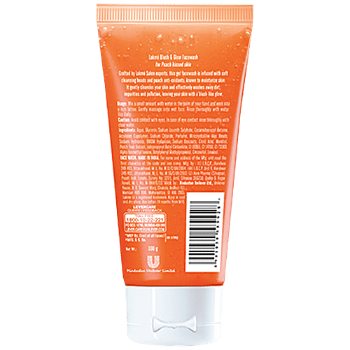 Buy Lakme Blush & Glow Gel Face Wash With Peach Extracts Online at Best Price of Rs 500