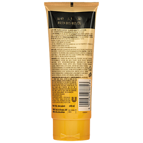 Lakme Sun Expert Lotion, 2x120 ml (Multipack) 