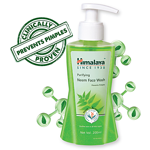 Himalaya Face Wash - Purifying Neem, 2x200 ml (Multipack) 