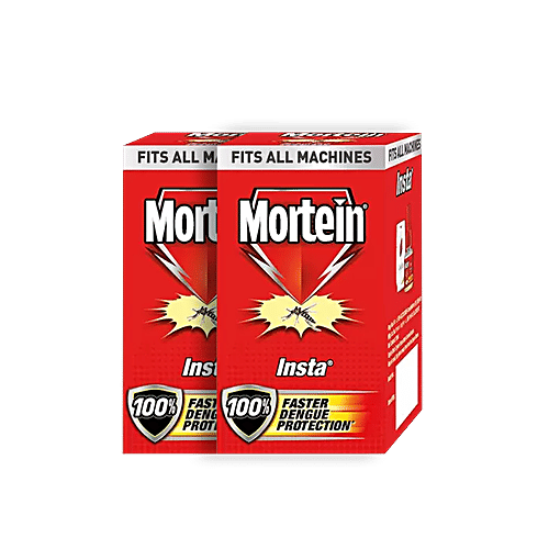 Mortein Mosquito Repellent Liquid Refill - 100% Protection From Dengue Mosquitoes, 2 x 45 ml Multipack 