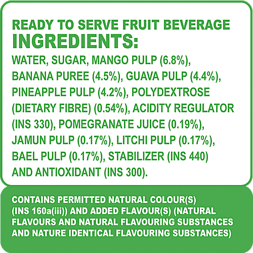 B Natural Juice - Mixed Fruit Merry, 3x1 L Multipack 