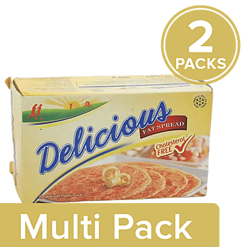 Delicious Cholesterol Free Spread, 2x500 g Multipack 