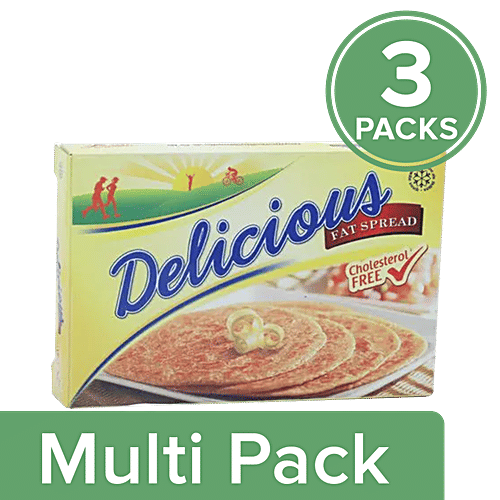 Delicious Cholesterol Free - Spread, 3x100 g Multipack 