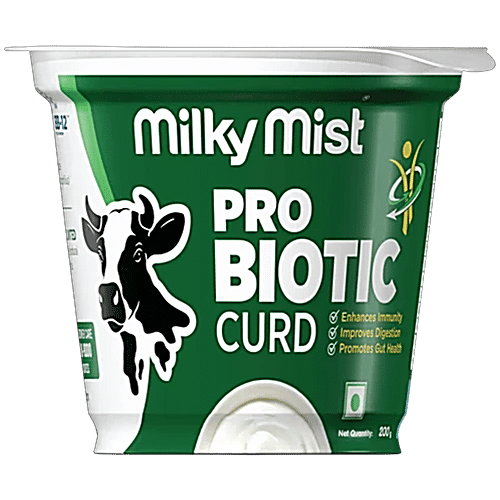 Milky Mist Probiotic Curd, 4x200 g (Multipack) 