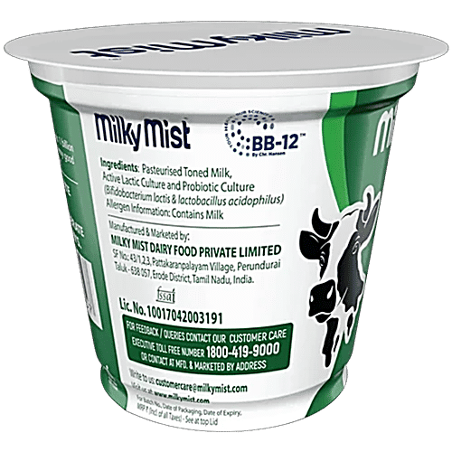 Milky Mist Probiotic Curd, 4x200 g (Multipack) 
