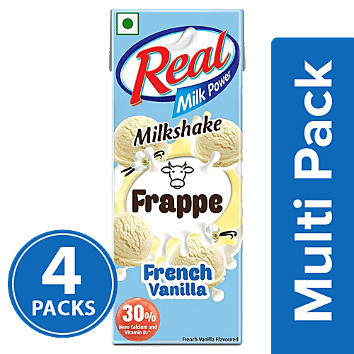 Buy Real Milk Power Frappe French Vanilla Milkshake Online at Best