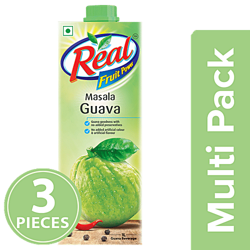 Real Fruit Juice - Masala Guava, 3x1 L Multipack 