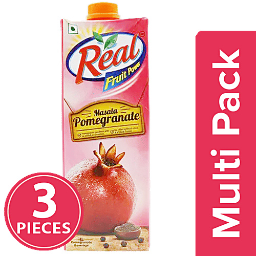 Real Fruit Juice - Masala Pomegranate, 3x1 L Multipack 