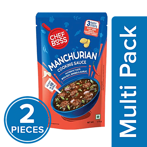 ChefBoss Manchurian Cooking Sauce, 2x175 g Multipack 