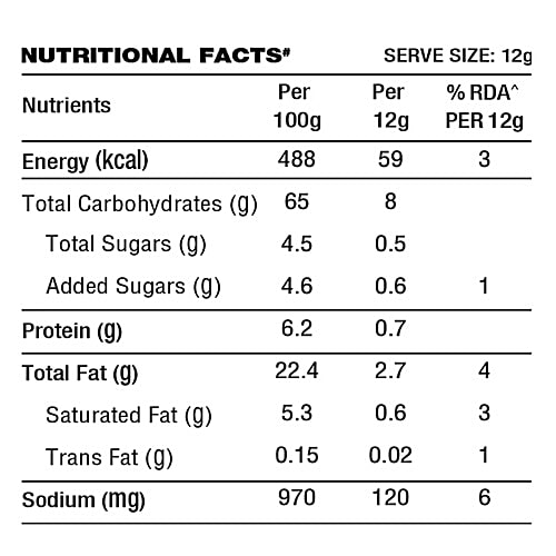 Too Yumm! Aloo Chaat Flavour Potato Stix Namkeen, 2 x 70 g Multipack