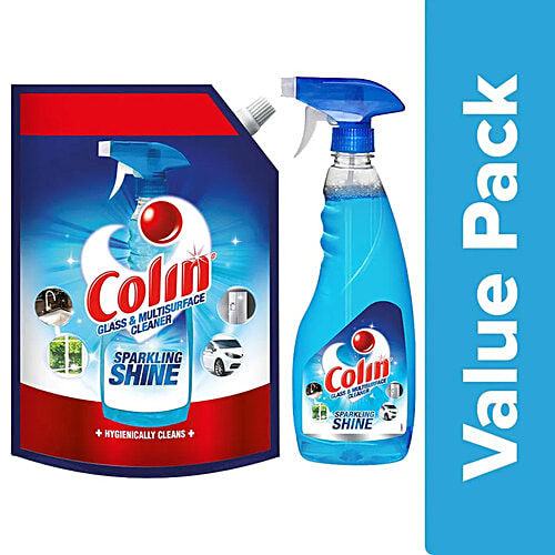 Buy Colin Glass & Surface Cleaner Liquid Spray, Regular Refill 1 L