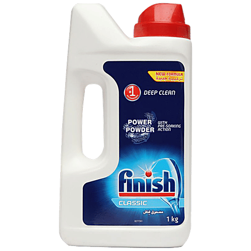 Finish Dishwasher Power Powder Detergent 1 kg + Rinse Aid 400 ml + Salt 2 kg, Combo (Pack of 3) 