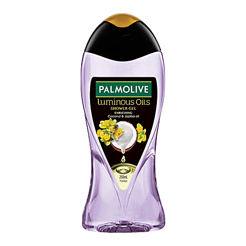 Palmolive Luminous Oils Shower Gel - Macadamia Oil + Fig Oil + Coconut & Jojoba, 250 ml, Combo 3 Items
