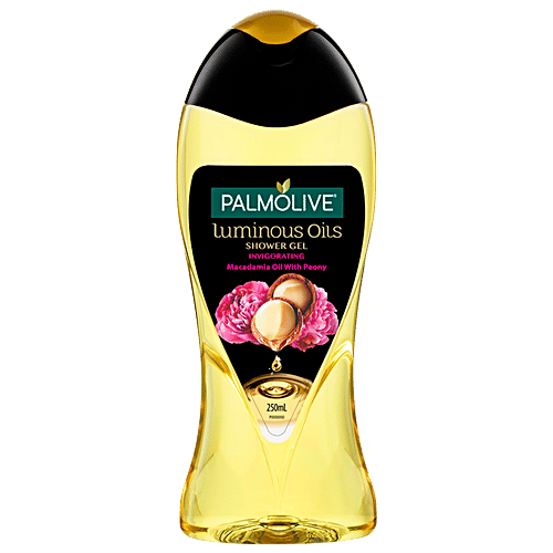 Palmolive Luminous Oils Shower Gel - Macadamia Oil + Fig Oil + Coconut & Jojoba, 250 ml, Combo 3 Items