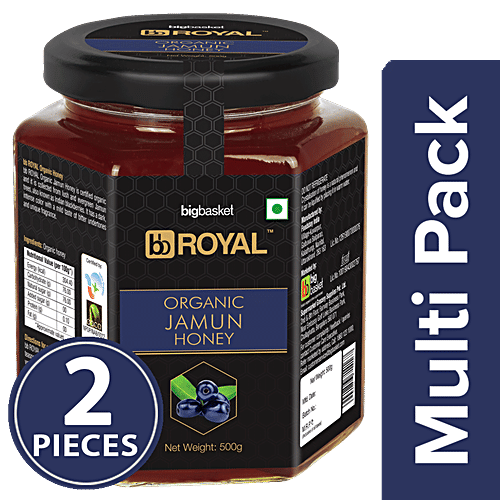 bb Royal Organic Jamun Honey, 2x500 g Multipack 