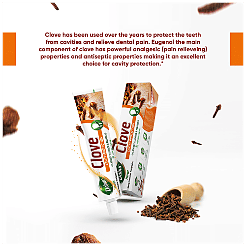 Dabur Herb'l Clove Toothpaste, 3x200 g (Multipack) 