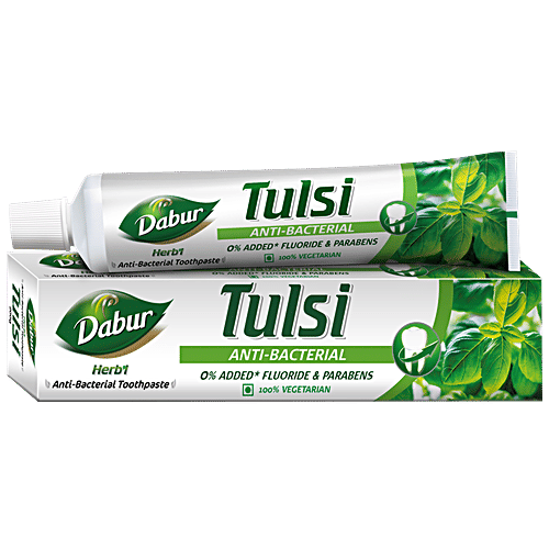 Dabur Herb'l Tulsi Toothpaste, 3x200 g (Multipack)