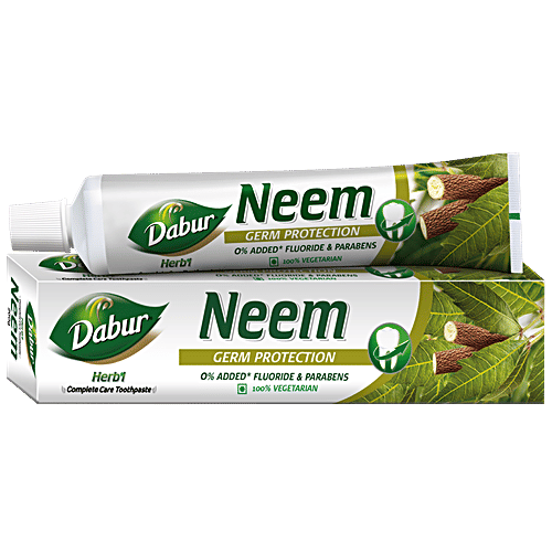 Dabur Herb'l Neem Toothpaste, 2x200 g (Multipack) 