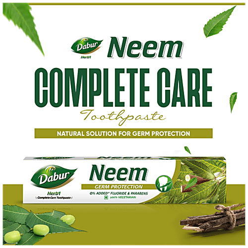 Dabur Herb'l Neem Toothpaste, 2x200 g (Multipack) 