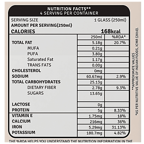 Raw Pressery Almond Milk - Cacao, 3x1 L Multipack 