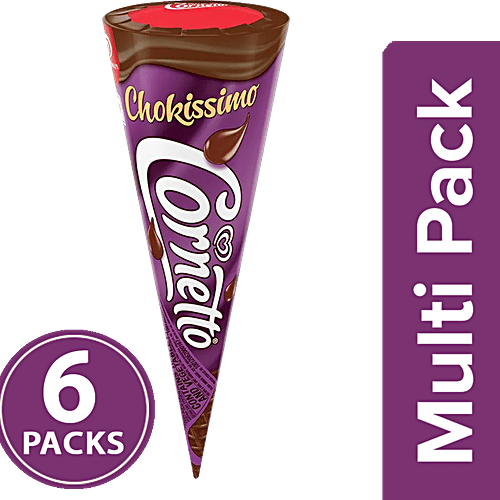 kwality walls Cornetto Chokissimo, 6x110 ml Multipack 