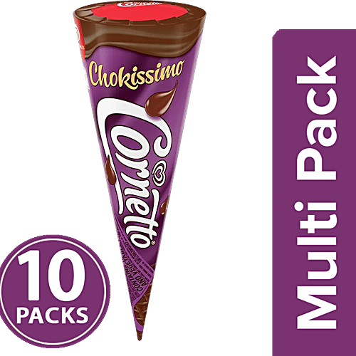 kwality walls Cornetto Chokissimo, 10x110 ml Multipack 
