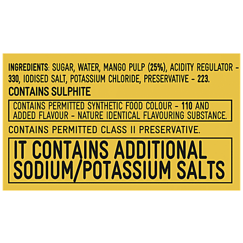 Kissan Juicy Mango Squash, 2x750 ml Multipack 